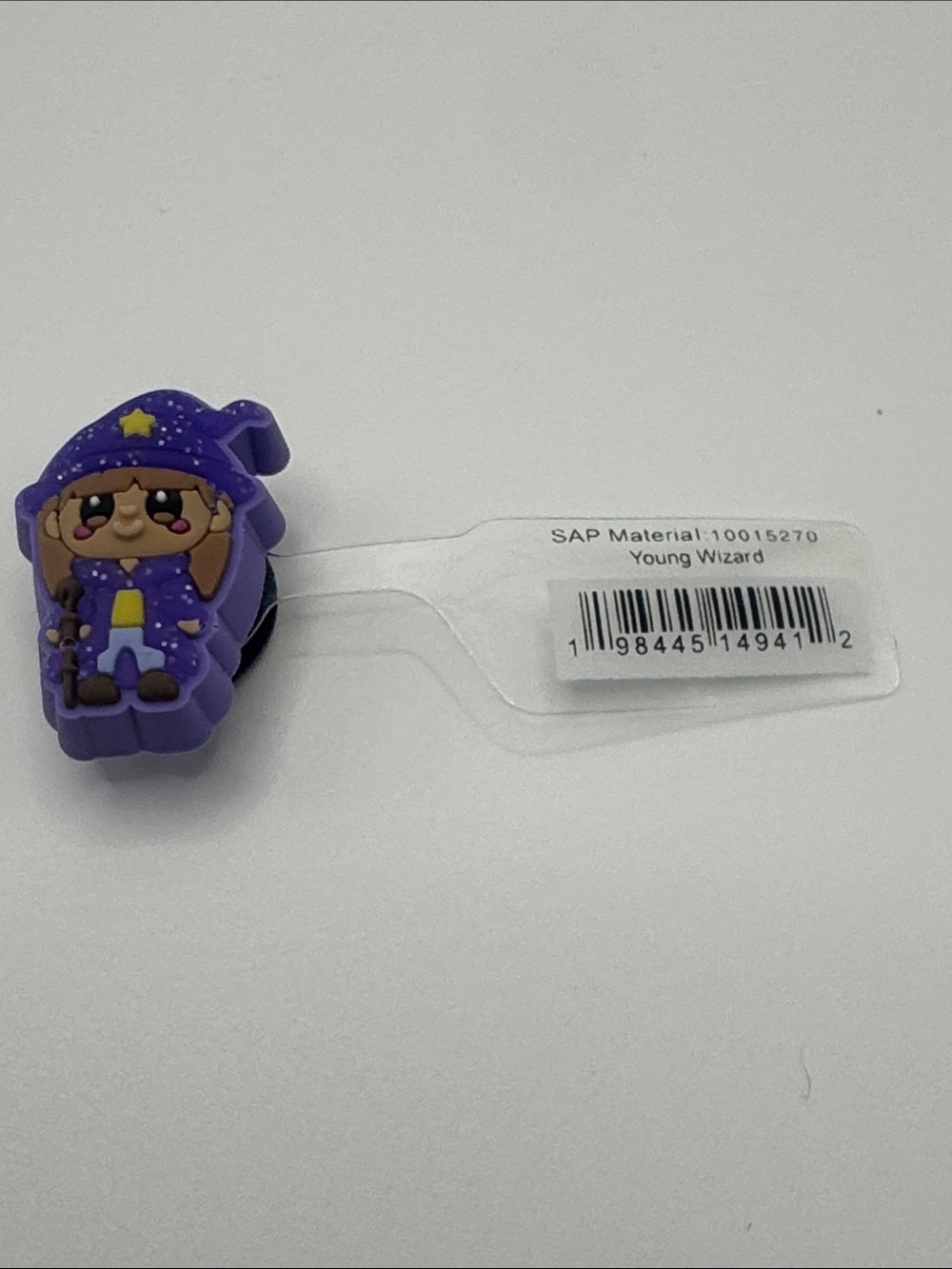 NWT CROCS Jibbitz Young Wizard Purple Kids Shoe Charm